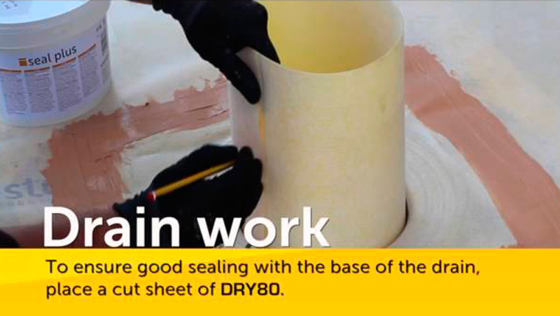 DRY80 INSTALLATION ON OLD TERRACE