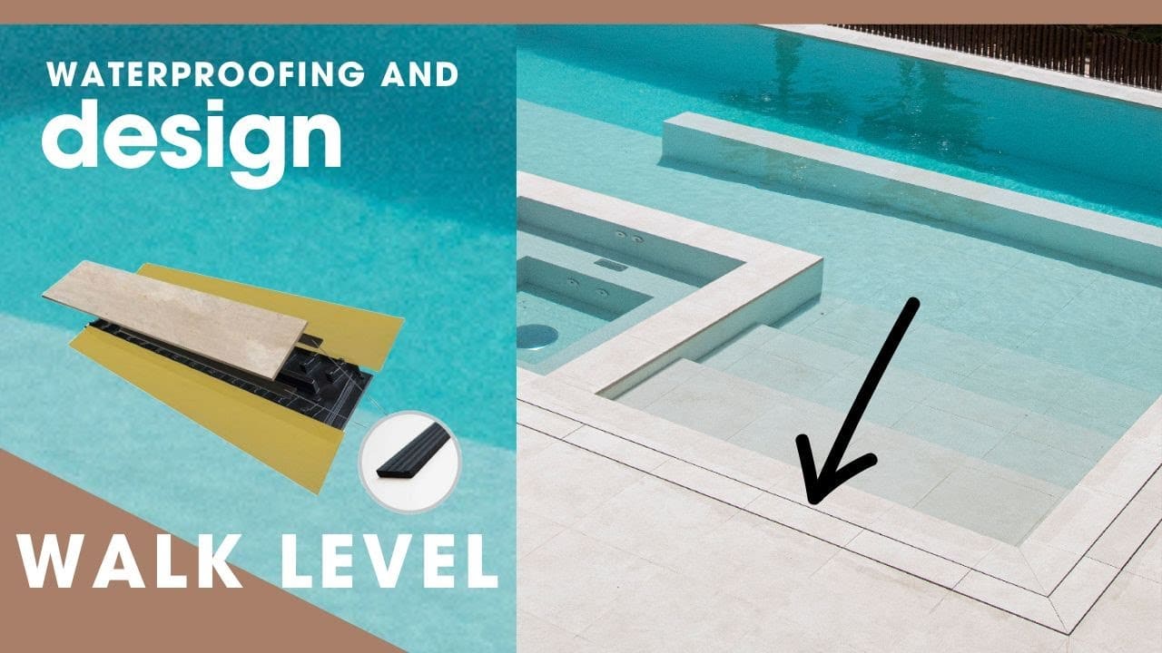 Walk Level system for pools and terraces