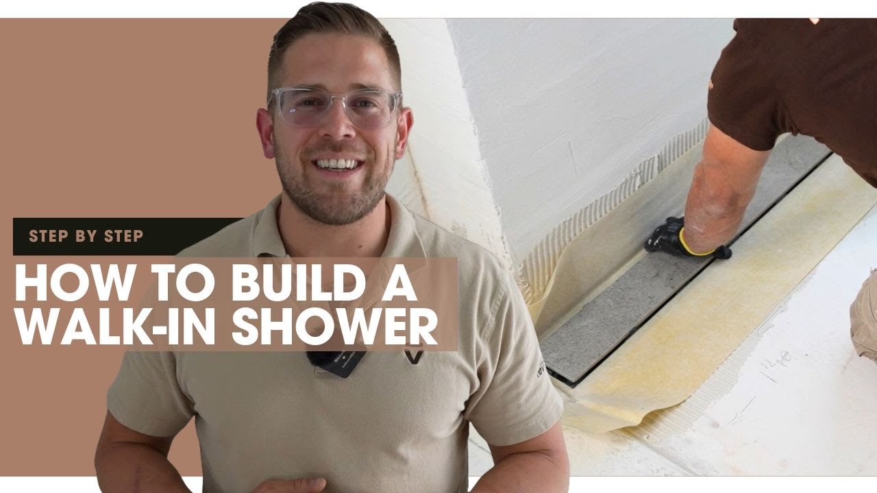 How to BUILD a WALK-IN Shower
